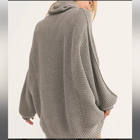 Free People Sweater Turtleneck Dress S - Picture 2 of 12